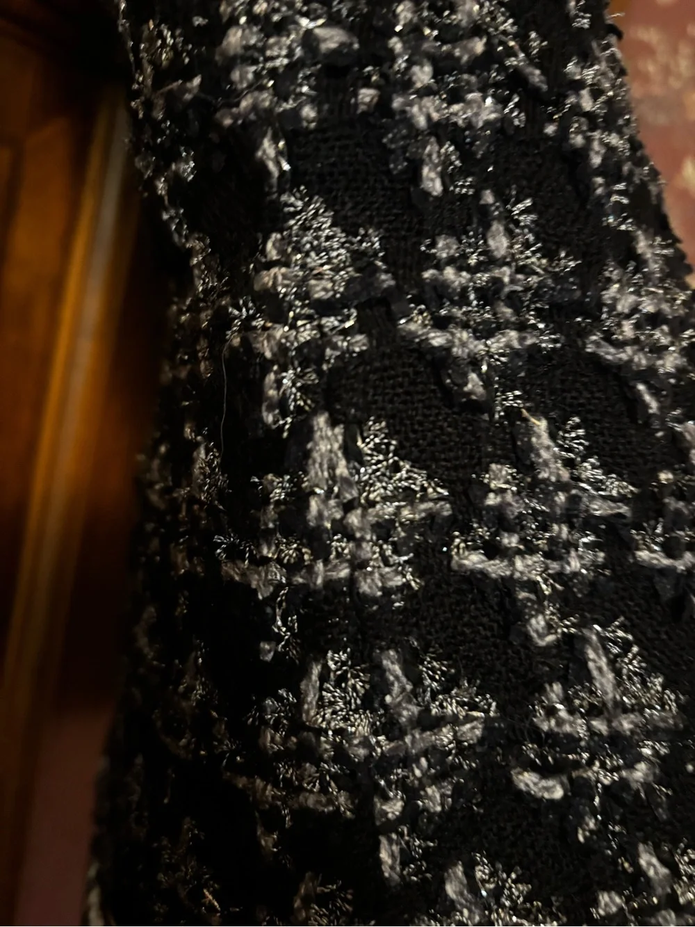Chanel Tweed Top Metallic Woven Design Spring 2017 (Authenticated)